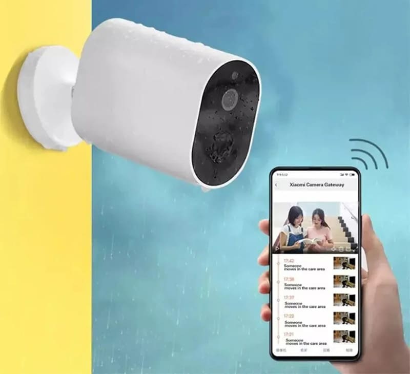 IP-камера автономная Xiaomi Mi Wireless Outdoor Security Camera 1080p Set с одновременной записью с 4 камер